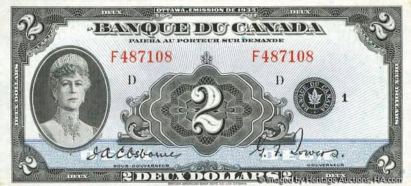 2 Dollars French