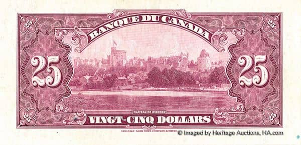 25 Dollars King George V - French