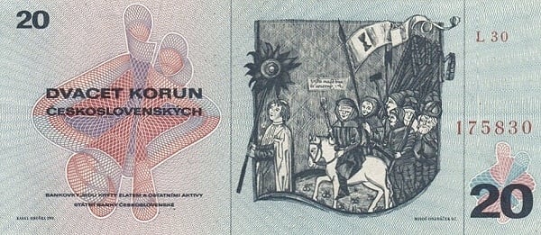 20 dvacet korun