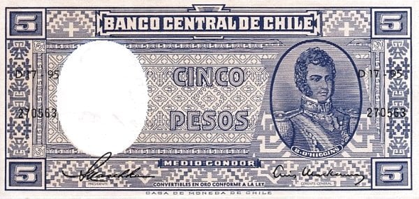 5 pesos