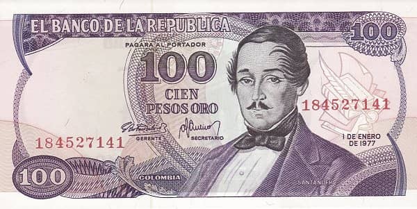 100 pesos oro