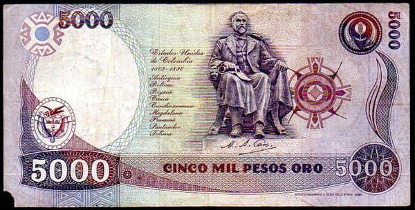 5000 Pesos Oro