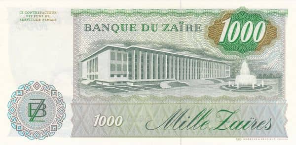 1000 Zaïres