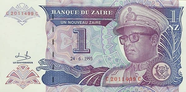 1 Nouveau Zaïre