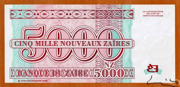 5000 Nouveaux Zaïres