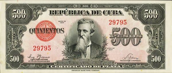 500 Pesos (Certificado de plata)
