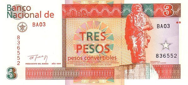 3 pesos