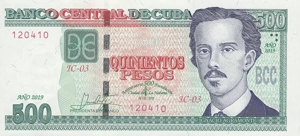 500 pesos (500 Anniversary Foundation of Havana City)