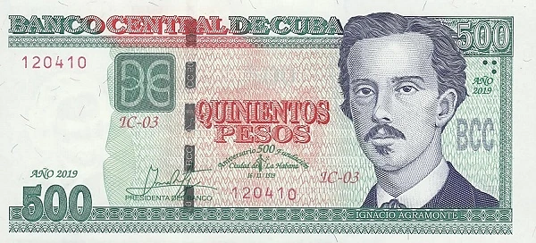 500 pesos (500 Anniversary Foundation of Havana City)