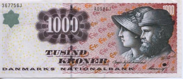 1000 Kroner Famous Men and Women