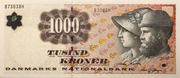 1000 Kroner Famous Men and Women