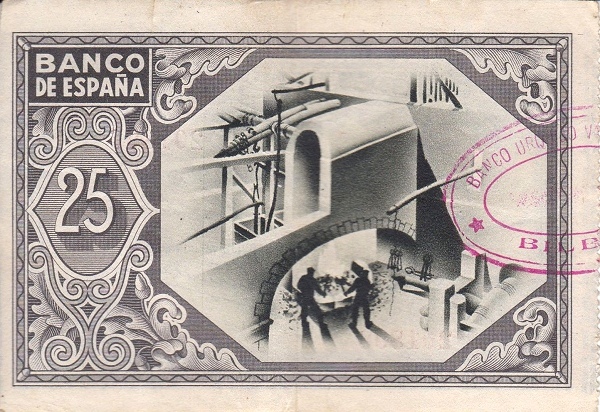 25 pesetas Bilbao