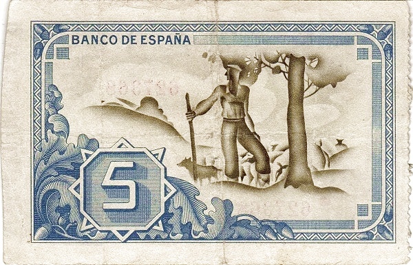 5 pesetas Bilbao