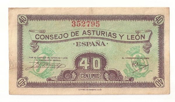 40 cents Asturias and Leon Council