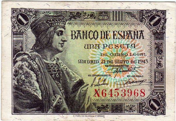1 Peseta (Fernando II de Aragón)