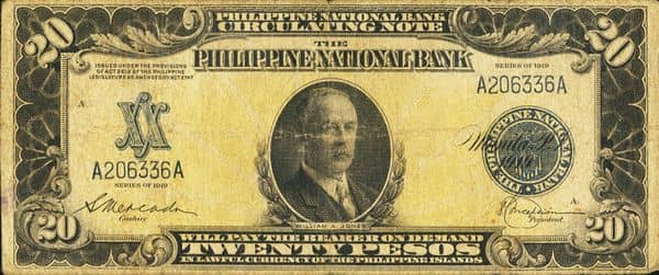20 Pesos William Jones