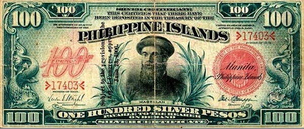 100 silver pesos