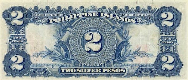 2 silver pesos
