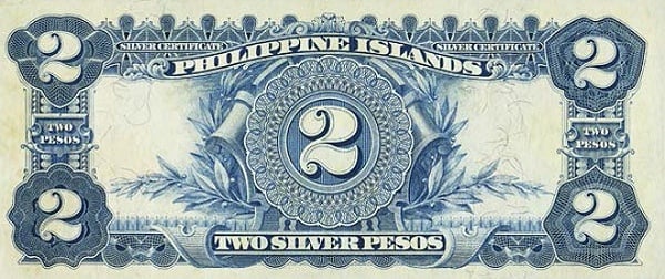 2 silver pesos