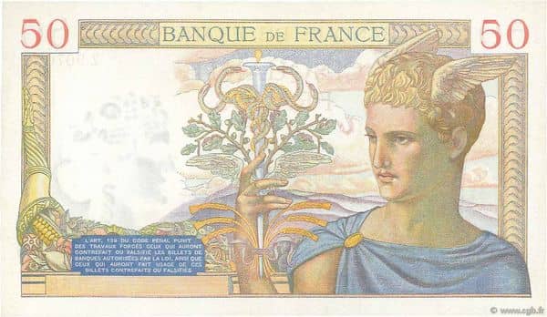 50 francs Cérès