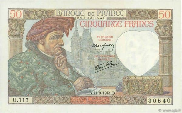 50 francs Jacques Coeur