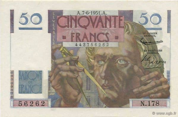 50 francs Le Verrier