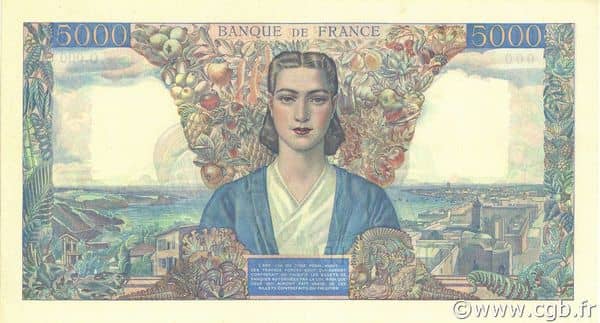 5000 Francs Empire Français