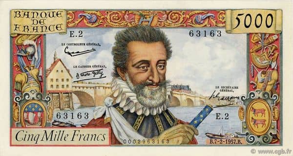 5000 francs Henri IV