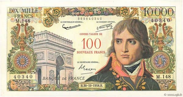 100 nouveaux francs Bonaparte