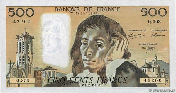 500 Francs Pascal