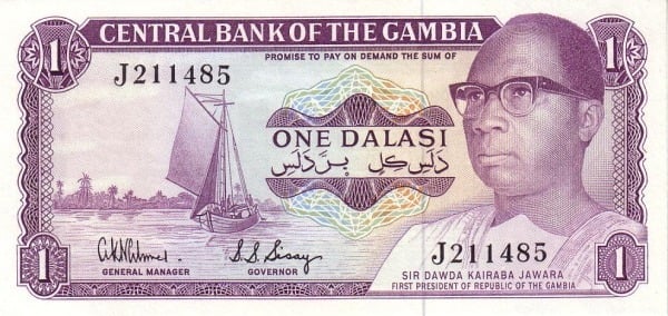 1 dalasi (Opening of the Central Bank)