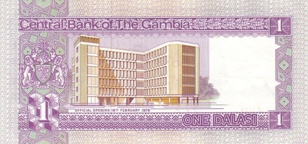 1 dalasi (Opening of the Central Bank)