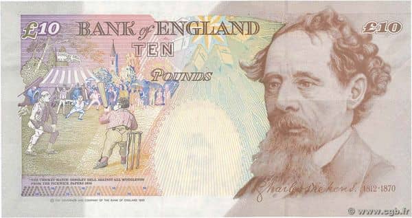 10 Pounds Charles Dickens