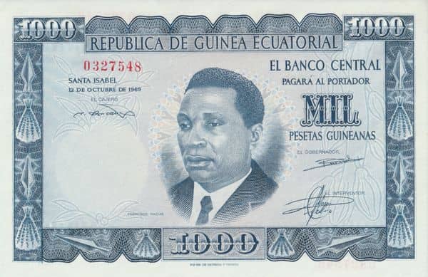 1000 Pesetas Guineanas