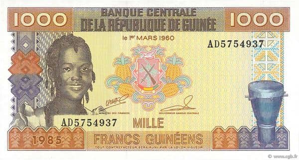 1000 Francs Guinéens