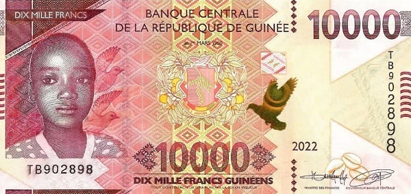 10000 guinéens francs