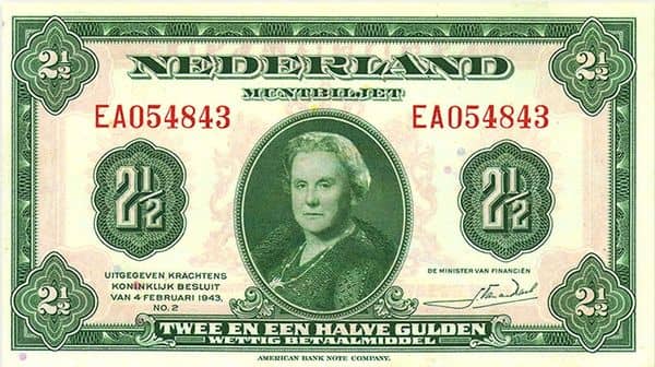 2 1/2 Gulden Wilhelmina