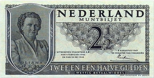 2 1/2 Gulden Juliana