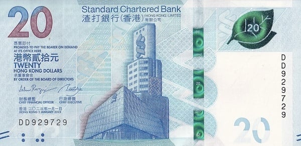 20 hong kong dollars