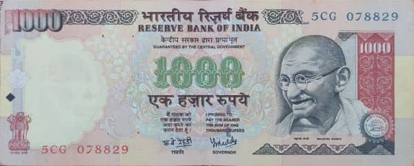 1000 Rupees