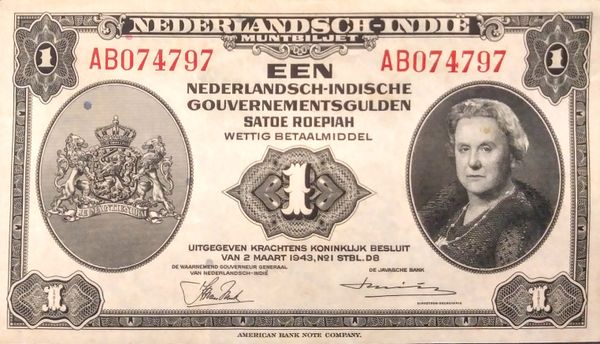 1 Gulden Wilhelmina