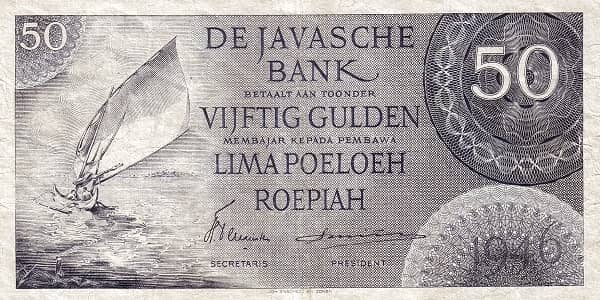 50 Gulden/Roepiah