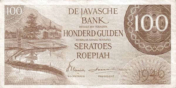 100 Gulden/Roepiah