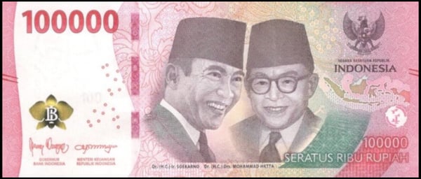 100000 rupiah