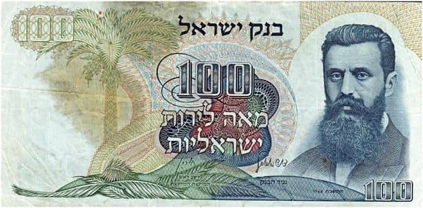 100 Lirot Theodor Herzl