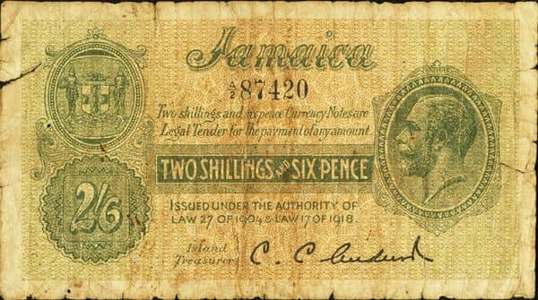 2 Shillings 6 Pence George V