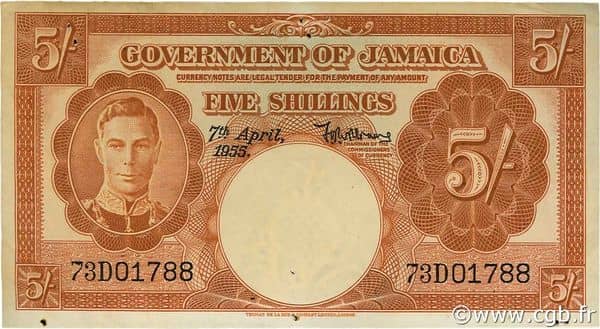 5 Shillings George VI