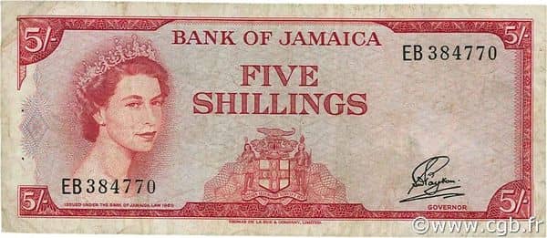 5 Shillings Elizabeth II