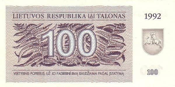100 Talonas