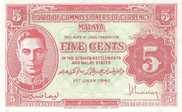5 Cents George VI